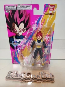 BANDAI DRAGONBALL Z EVOLVE VEGETA SUPER SAIYAN GOD ACTION FIGURE BRAND NEW MIC - Picture 1 of 8