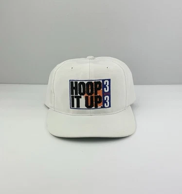 1995 NBA Hoop It Up 3 On 3 Basketball Hat Cap Snapback NBC Sports NEVER WORN  - Image 1 of 4