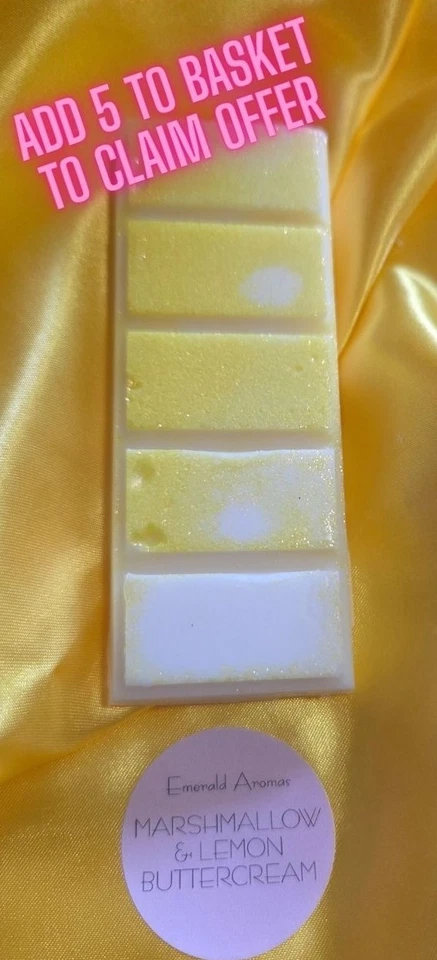 Wax Melts Strong Scent Handmade Large 50g Food Drink Sweets Buy 4 Get 1 Free - Image 1 of 1