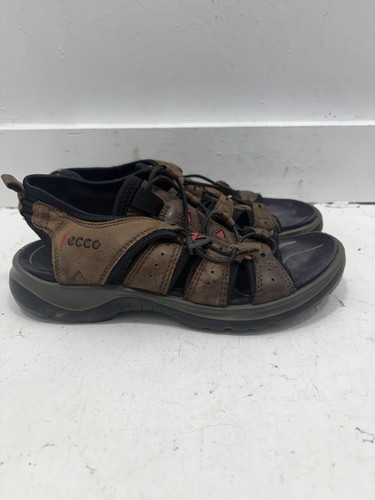 Ecco Receptor sandali sportivi in pelle marrone scarpe comode da trekking donna 37 USA 6 5