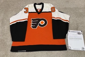 Philadelphia Flyers 80’s CCM Game Issued Mesh NHL 52 Goalie Jersey Settlemyre - Bild 1 von 9
