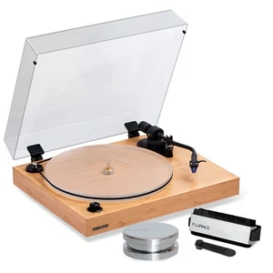 Tocadiscos de referencia Fluance RT85 con kit de limpieza de peso de disco y vinilo - Imagen 1 de 9