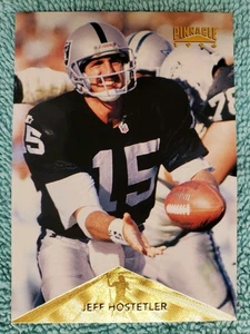 1996 PINNACLE JEFF HOSTETLER #30 OAKLAND RAIDERS - Bild 1 von 4