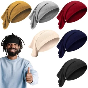 6 Pcs Spandex Dreadlock Cap Dreadlock Tube Bands Unisex Men Women Elast - Picture 1 of 7