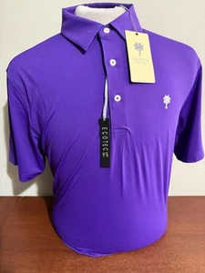 OLD PALM GOLF CLUB MEN'S SOLID POLO SHIRT PURPLE Medium Large or XL  NEW NWT - Picture 1 of 7