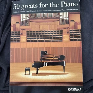 50 Greats For The Piano Book Yamaha Sheet Music Song Book - Picture 1 of 8