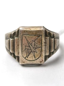 "Luftwaffe" Fingerring, getragenes Stück, Höhe 16mm - Picture 1 of 6