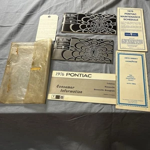 Vintage 1977 Pontiac Catalina Bonneville Owners Manual Plus Service Book, Ect. - Bild 1 von 17