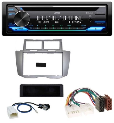 JVC Bluetooth MP3 USB DAB CD Autoradio für Toyota Yaris (2007-2011) - Bild 1 von 4