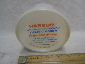 Harbor Deli Port Washington NY 1975 1979 Plastikbehälter Vintage - Bild 1 von 2