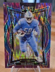  2024 Select Purple Shock Penei Sewel /360 Concourse Detroit Lions 🔥🔥🐸🐸 - Picture 1 of 4