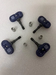 Set of 4 NEW OEM Tesla Model 3 S X Y Bluetooth TPMS Sensor with Nut 1490701-01-B - Picture 1 of 5