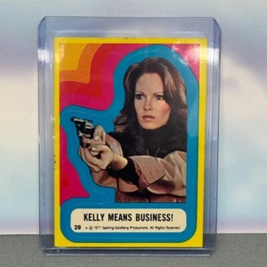 1977 Topps Charlie's Angels Sticker #29 Kelly Means Business! - Picture 1 of 2