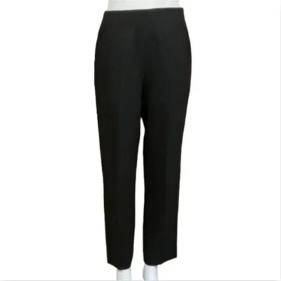 Pantalones de Lana Donna Karan Etiqueta Dorada Talla 8 Marrón A Medida Vintage Carrera Foto 1 de 4