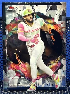 2024 Topps Finest FERNANDO TATIS JR San Diego Padres Base 224 RARE - Picture 1 of 2
