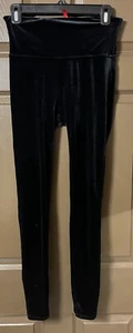 Spanx Velvet High Rise Black Leggings Medium - Picture 1 of 7