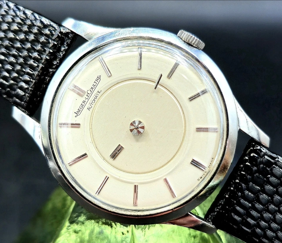 Reloj para hombre vintage LECOULTRE 'Esfera misteriosa' 1959 automático raro con caja y papeles Foto 1 de 4