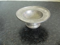 Mid 20th century Pewter dish from Trondheim, Norway.