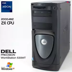 Profi Dell Precision Workstation 530 Mt Computer Pc Server Dual Xeon 1Gb Matrox - Picture 1 of 8