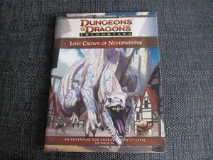WOTC D&D 4E D20 CORONA PERDIDA DE ENCUENTROS DE NUNCA INVIERNO DRAGÓN MAZMORRA 3.5E 5E EN MUY BUENA CONDICIÓN - Imagen 1 de 2