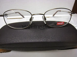 WRANGLER  EYEGLASS FRAMES Style  JUSTIN  TAN  50-20-140 With GENERIC Case - Picture 1 of 4