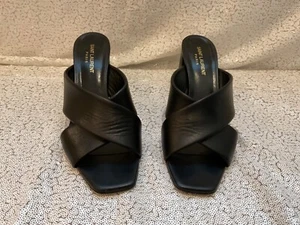 YSL Leather Sandals - Picture 1 of 8
