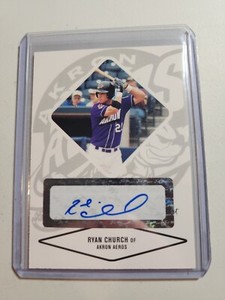 2004 Just Minors Justifiable Auto Ryan Church #12 Auto