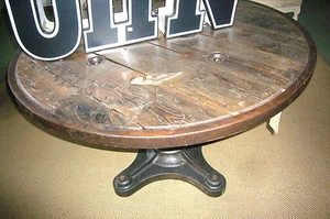 Werkbank loft büromöbel Ladeneinrichtung Eisentisch Loftmöbel Tisch Esstisch  - Bild 1 von 7