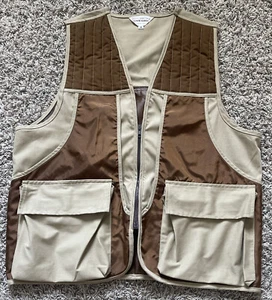 Vintage Dave Cook Fishing Hunting Brown Vest NEVER WORN VTG - Picture 1 of 8