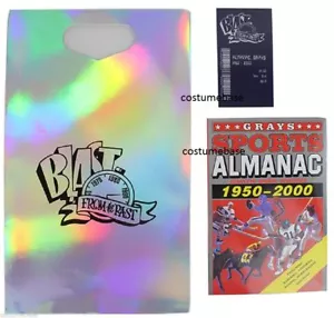 BTTF GRAYS SPORTS ALMANAC 1950-2000 BOOK Ritorno al futuro oggetti di scena M... - Foto 1 di 7