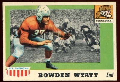 1955 TOPPS ALL-AMERICAN BOWDEN WYATT#77 TENNESSEE VOLS SD B - Image 1 of 2
