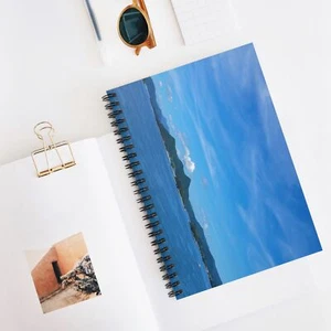 Spiral Notebook - Ruled Line_118 Pages_Blue Sky& Sea(Only Front) - Picture 1 of 6