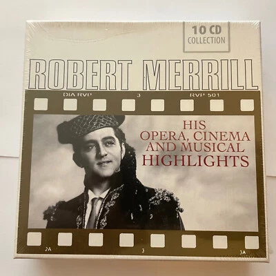 Robert Merrill - His Opera, Cinema and Musical Highlights (10 CD Box Set) SEALED - Image 1 of 3