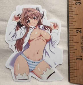 Sexy Anime Girl Bikini Waifu skateboard vinyl sticker decal Adult humor From US