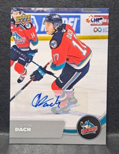 2021-22 Upper Deck CHL Auto Colton Dach #28 Auto