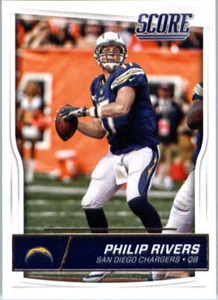 2016 Score Football #260 Philip Rivers  - Picture 1 of 1