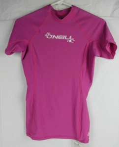 Women's Rash Guard O'Neill Skins Pink Med 50+ UV Protection Compression Fit NEW - Picture 1 of 9