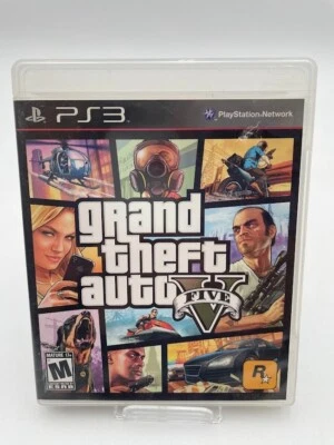 Sony PS3: Grand Theft Auto 5 - complete in box with Manual No Map - Image 1 of 4