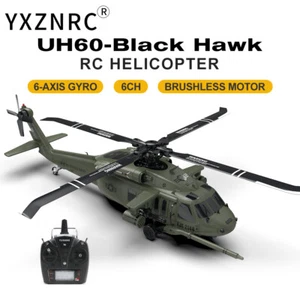 YXZNRC UH60 Black Hawk 6CH Gyro 2,4G 6-Achsen 3D Flybarless 1/47 RC Hubschrauber - Bild 1 von 25