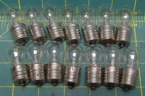 (14) Lamp Light Bulbs Transparent 120V 6W S-6 1500 Hour NSN 6240-00-944-2337 - Picture 1 of 5