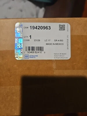 NEW Brake Master Cylinder-133.0 WB ACDelco GM Original Equipment 19420963 (G2-3D - Image 1 of 2