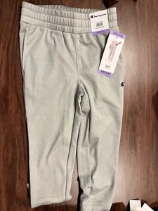 Boys Champion Active Comfort Elastic Joggers in Light Gray Size 5/6 New w/Tags - Picture 1 of 3
