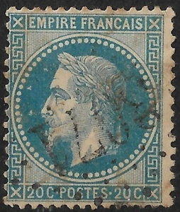FRANCE - NAPOLEON N° 29 Bc AUX ABEILLES OBLITERE GROS CHIFFRE - Imagen 1 de 2