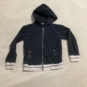 Dolce & Gabbana Boys Jacket 4/5 White  And Blue Hooded Authentic - Picture 1 of 15