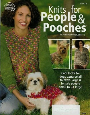 LIBRO PATRÓN TEJIDO USADO PARA PERSONAS Y PERROS 6 DISEÑOS TEJIDO Foto 1 de 2