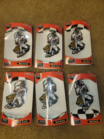 Lot of 6 HEROES OF the MARK BRUNELL JACKSONVILLE JAGUAR KEY RING 1998 keychain Cover