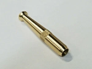 EIN MASSIVER MESSING METALL EINHITTER PFEIFE EINSTANDFLEDERMAUS 2" HERGESTELLT IN USA!! TABAK - Bild 1 von 3