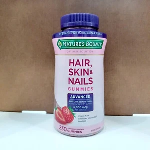 Nature's Bounty Hair Skin & Nails Advanced Gummies (230) EXP 05/26 - Picture 1 of 1