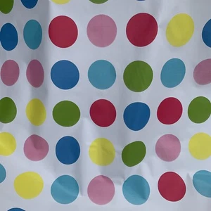 Multi Spot 2m PIECES WIPEABLE VINYL OILCLOTH PVC WIPE CLEAN TABLECLOTH - Picture 1 of 8