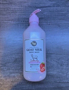Koreanische Shower Mate Holländische Ziegenmilch mit ERDBEERE Duschgel BERUHIGEND 27 Oz. - Bild 1 von 2